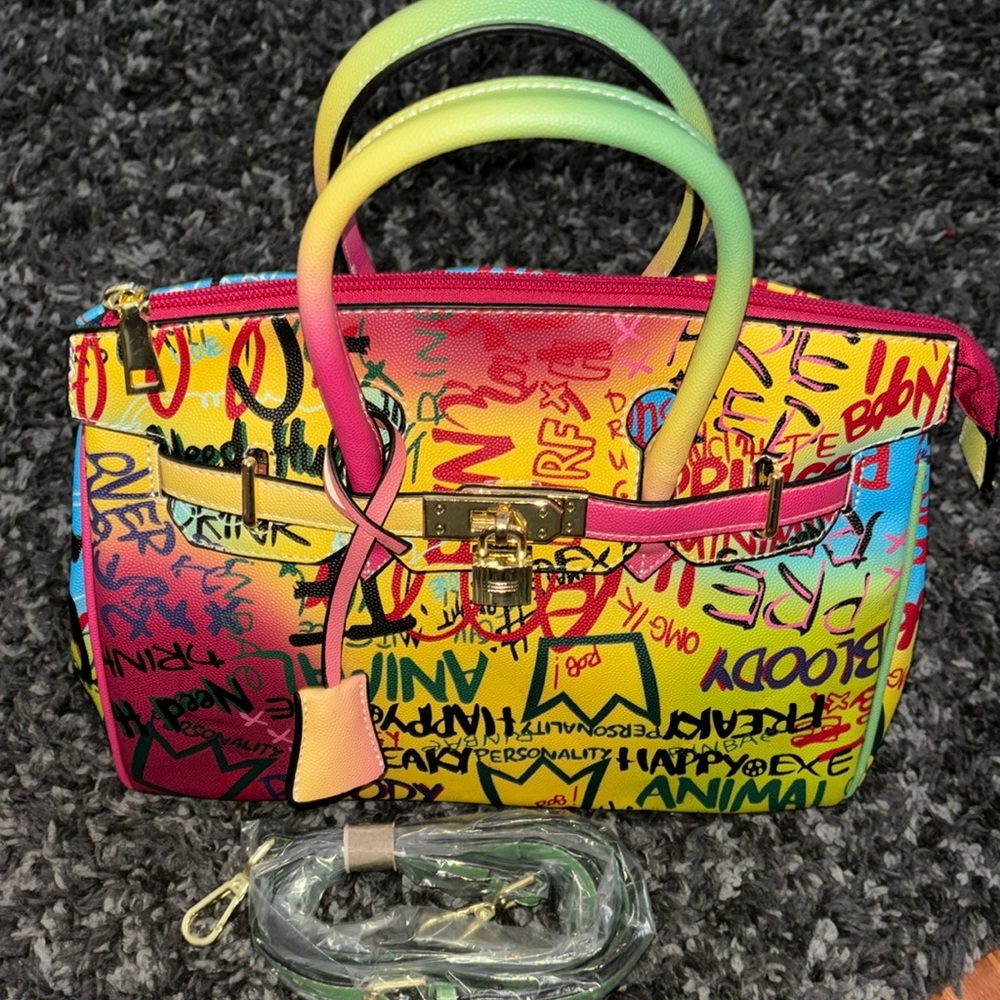 Nice pretty colorful purse